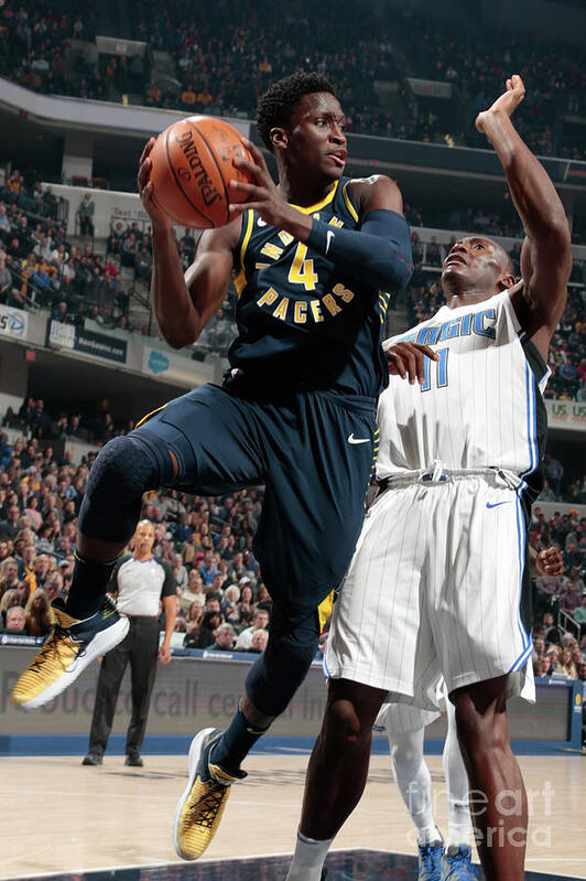 Nba Pro Basketball Art Print featuring the photograph Victor Oladipo by Ron Hoskins
