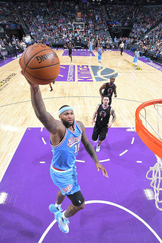 Demarcus Cousins Art Print featuring the photograph Demarcus Cousins #9 by Rocky Widner