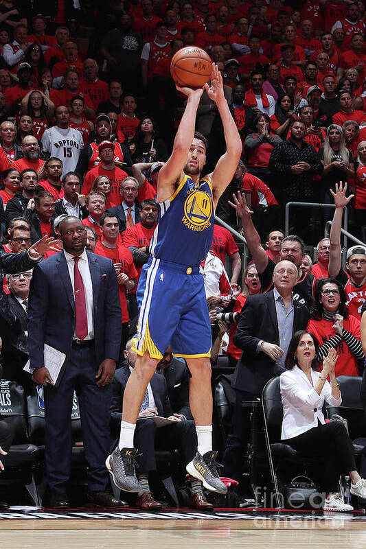 Playoffs Art Print featuring the photograph Klay Thompson by Nathaniel S. Butler