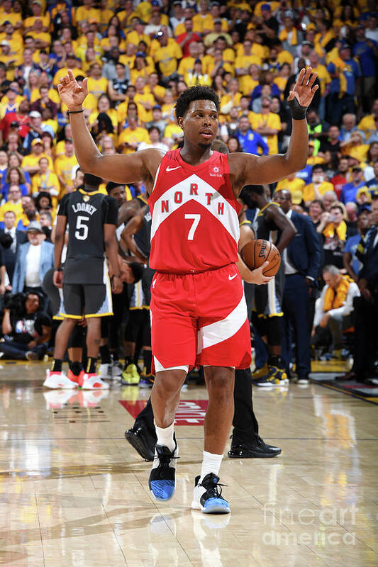Playoffs Art Print featuring the photograph Kyle Lowry by Andrew D. Bernstein