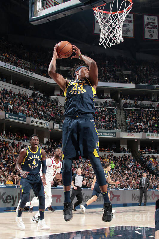 Myles Turner Art Print featuring the photograph Myles Turner #9 by Ron Hoskins
