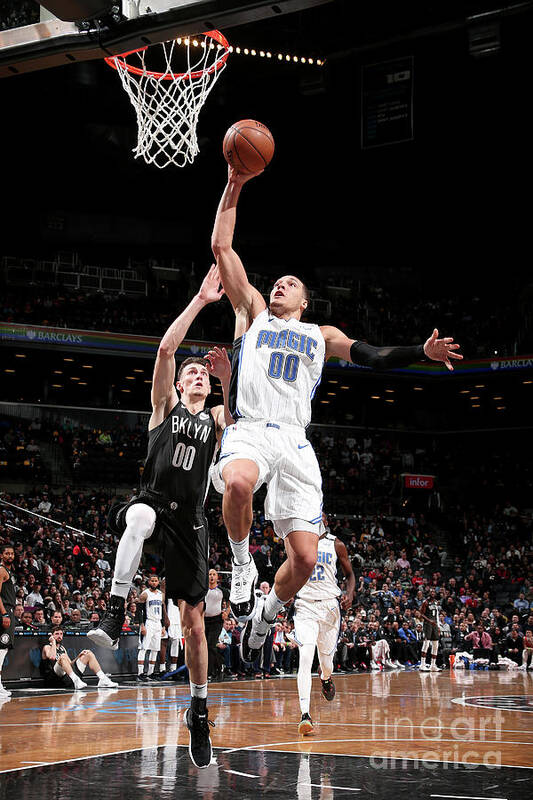 Aaron Gordon Art Print featuring the photograph Aaron Gordon by Ned Dishman