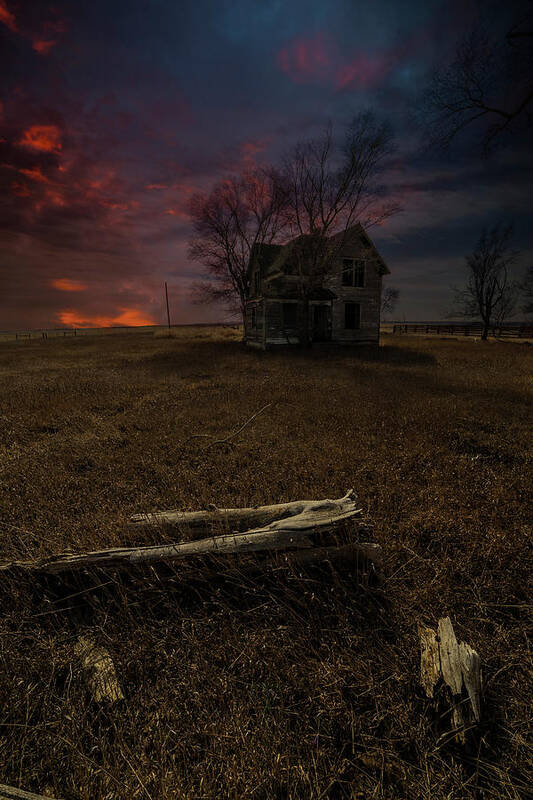 Abandoned Art Print featuring the photograph Agony by Aaron J Groen