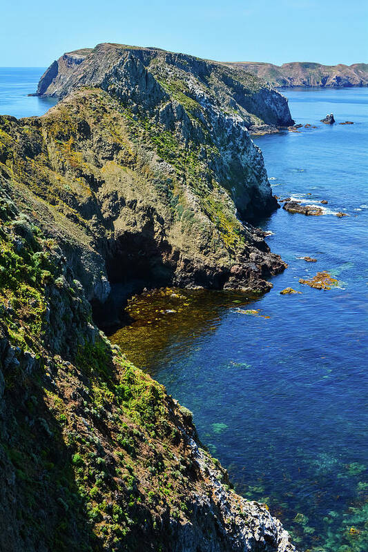 Channel Islands National Park Art Print featuring the photograph Anacapa Island Inspiration Point Portrait by Kyle Hanson