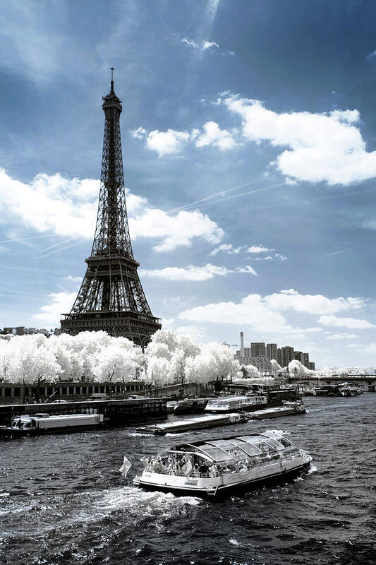 Paris Art Print featuring the photograph Another Look - Day in Paris by Philippe HUGONNARD