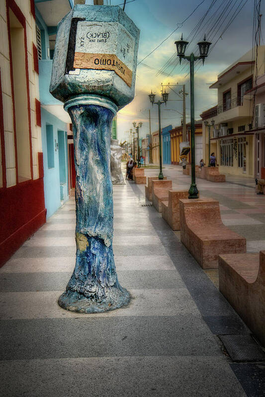 Cuba Art Print featuring the photograph Bayamo Painters Avenue 4 by Micah Offman