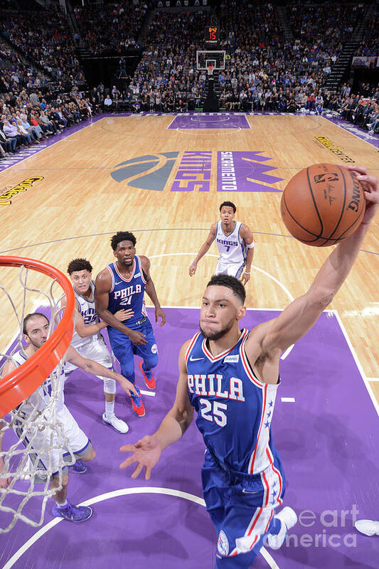 Nba Pro Basketball Art Print featuring the photograph Ben Simmons by Rocky Widner