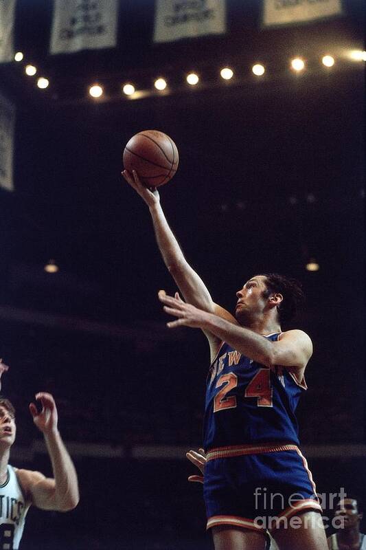 Nba Pro Basketball Art Print featuring the photograph Bill Bradley by Nba Photos