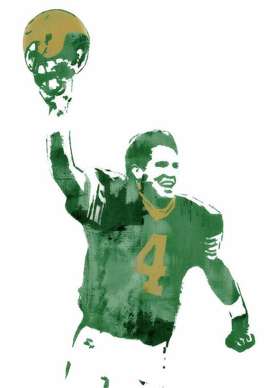 Brent Farve Art Print featuring the mixed media Brent Farve Superbowl Victory by Brian Reaves