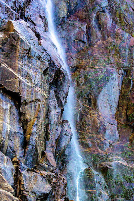 California Art Print featuring the photograph Bridalveil Falls in Autumn by Bill Gallagher