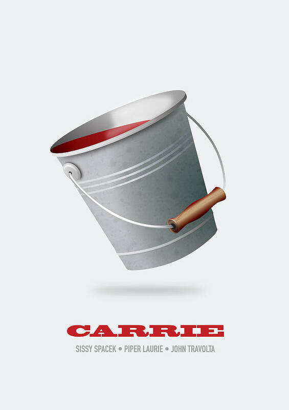 Movie Poster Art Print featuring the digital art Carrie - Alternative Movie Poster by Movie Poster Boy