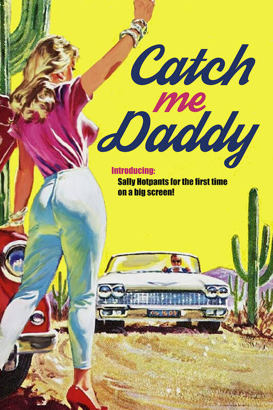 Woman Art Print featuring the digital art Catch me Daddy by Long Shot