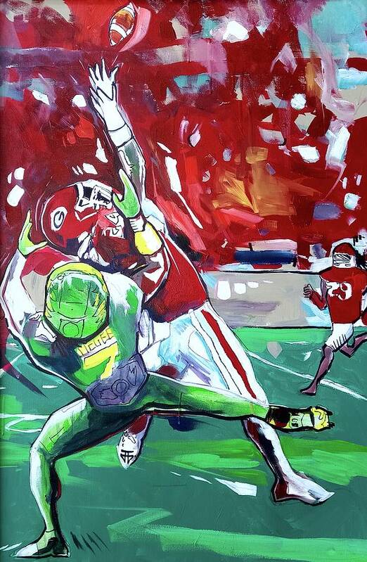 Catch That Art Print featuring the painting Catch That by John Gholson