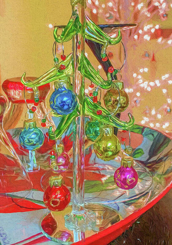 Christmas Decorations Art Print featuring the digital art Christmas Spirit Past by Kevin Lane