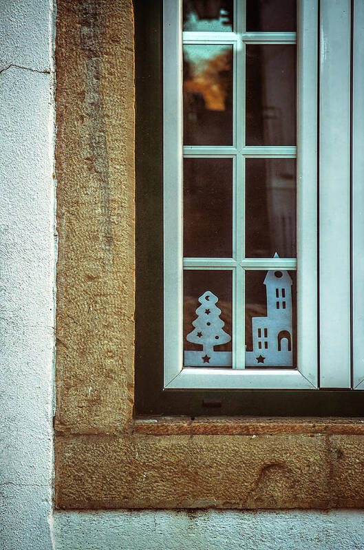 Sintra Art Print featuring the photograph Christmas Window by Carlos Caetano