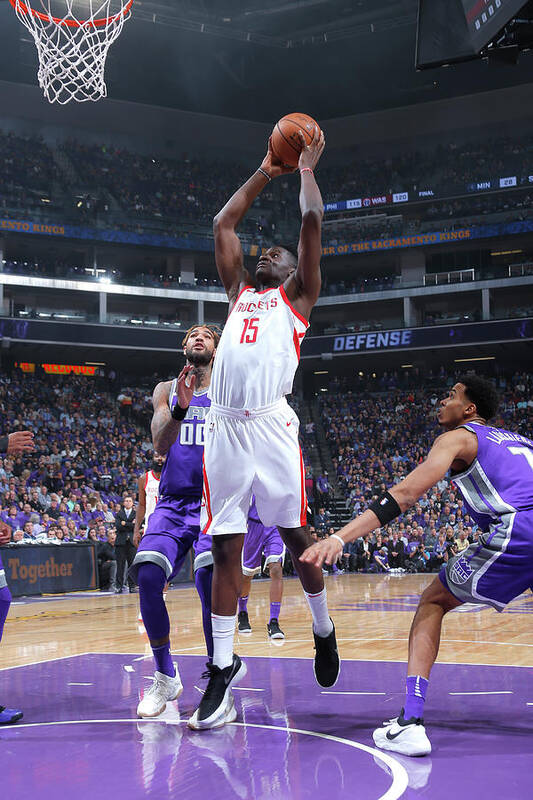 Nba Pro Basketball Art Print featuring the photograph Clint Capela by Rocky Widner