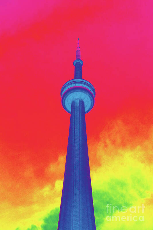 Canada Art Print featuring the photograph CN Tower by Mary Mikawoz