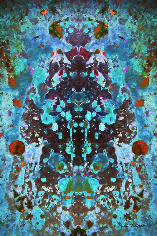 Digital Art Print featuring the photograph Color Abstraction IV by David Gordon