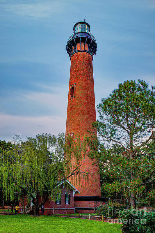 Architecture Art Print featuring the photograph Currituck Beach Lighthouse by Nick Zelinsky Jr