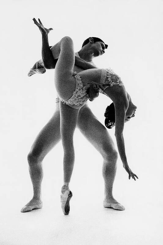 Dance Art Print featuring the photograph Dancers in Balanchine's Bugaku by Bert Stern