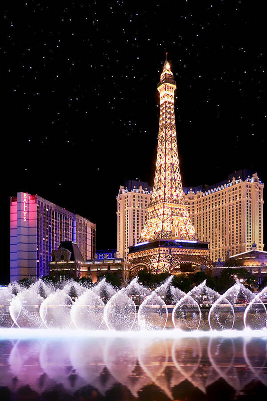 Las Vegas Art Print featuring the photograph Dancing In The Starlight by Iryna Goodall