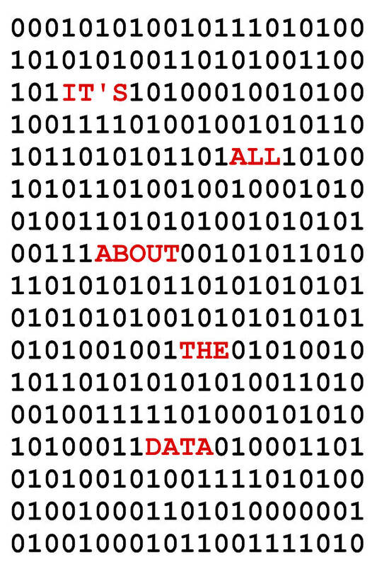 Richard Reeve Art Print featuring the digital art Data by Richard Reeve