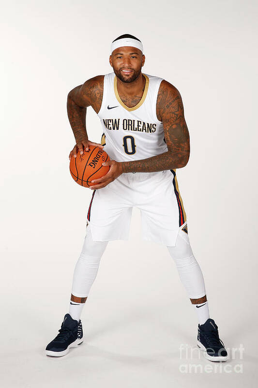 Media Day Art Print featuring the photograph Demarcus Cousins by Jonathan Bachman