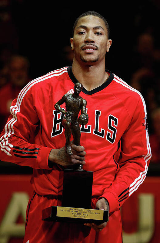 Chicago Bulls Art Print featuring the photograph Derrick Rose by Jonathan Daniel