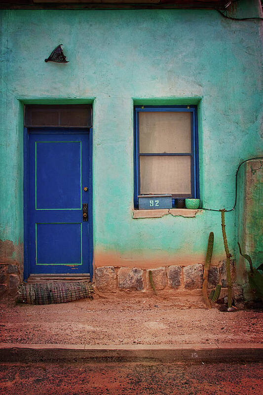 Doors Art Print featuring the photograph Feeling Blue by Carmen Kern