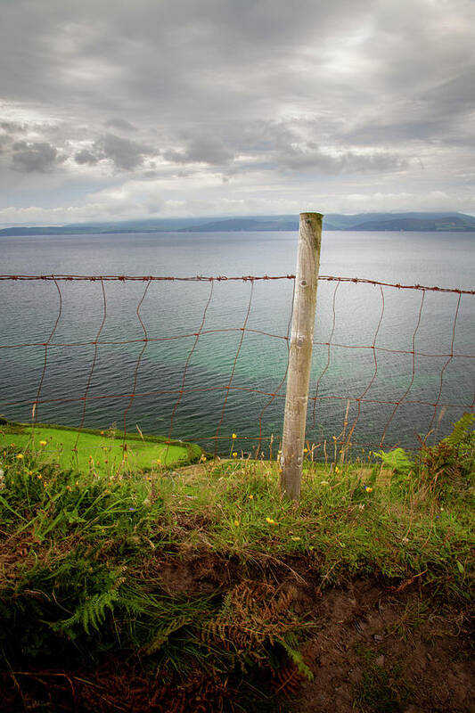 Azure. Green Art Print featuring the photograph Glenbeigh Edging by Mark Callanan