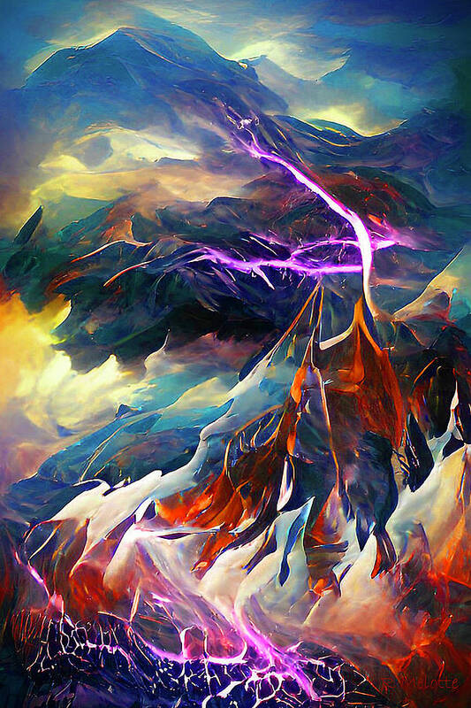Edvard Grieg Art Print featuring the digital art Hall of the Mountain King by Rod Melotte