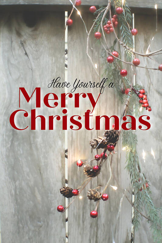 Merry Christmas Art Print featuring the photograph Have Yourself a Merry Christmas by W Craig Photography