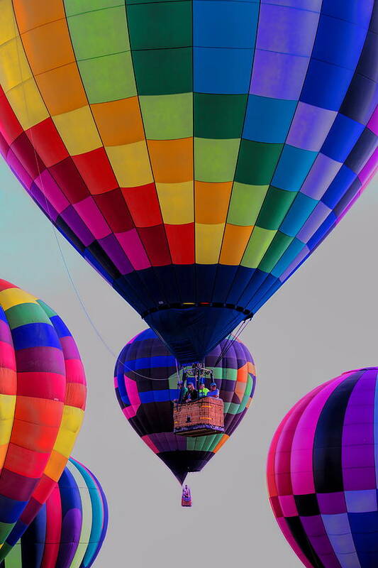 Wausau Art Print featuring the photograph Hot Air Balloon Overload by Dale Kauzlaric