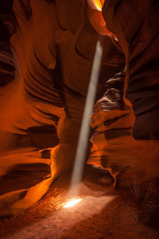 Antelope Canyon Art Print featuring the photograph Illuminati by Peter Boehringer