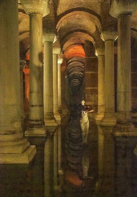 Basilica Cistern Art Print featuring the photograph Istanbul Basilica Cistern by Rebecca Herranen