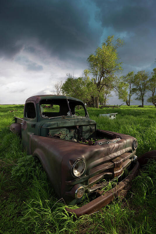 Abandoned Art Print featuring the photograph It's been awhile by Aaron J Groen