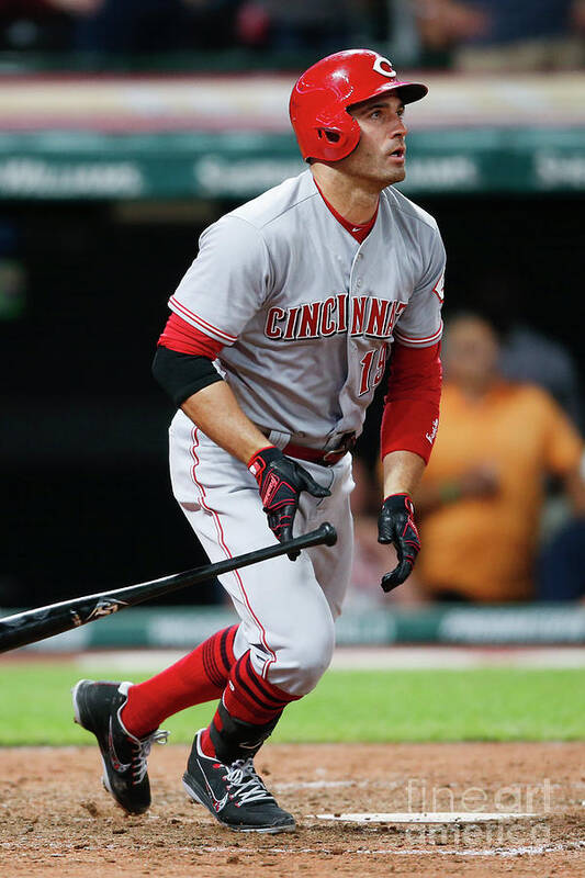 Ninth Inning Art Print featuring the photograph Joey Votto by Ron Schwane