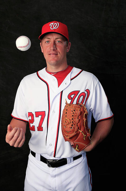 Media Day Art Print featuring the photograph Jordan Zimmermann by Rob Carr