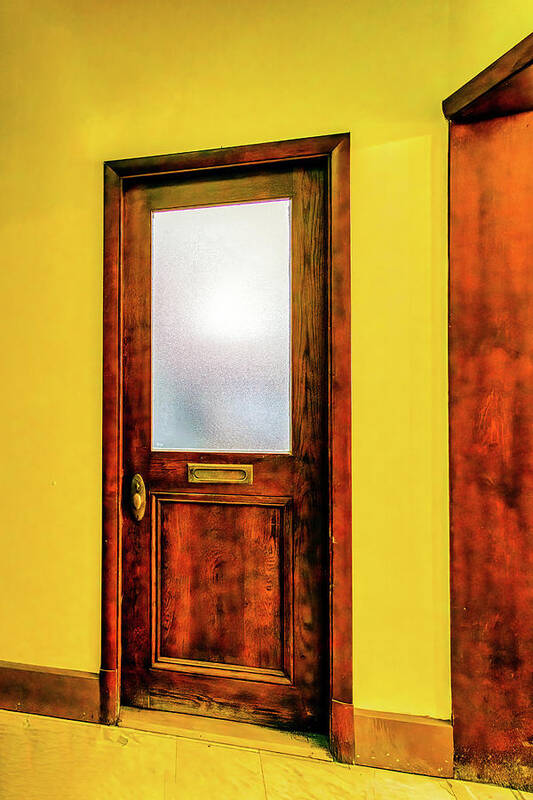 Architectural Photography Art Print featuring the photograph Just A Door by Bob Orsillo