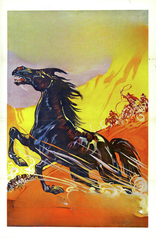 King Art Print featuring the painting ''King of the Sierras'', 1938, movie poster painting by Movie World Posters