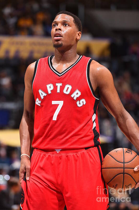 Nba Pro Basketball Art Print featuring the photograph Kyle Lowry by Andrew D. Bernstein