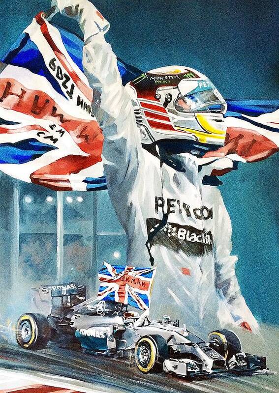 Lewis Hamilton #5 Poster by Yeni Eria - Fine Art America