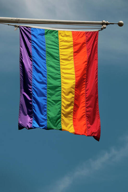 Lgbt Movement Art Print featuring the photograph LGBT Flag by Phil Cardamone