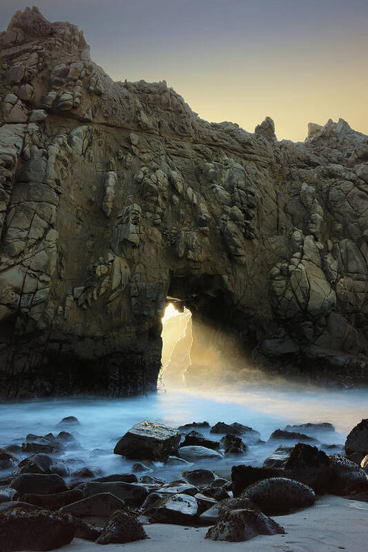 Big Sur Art Print featuring the photograph Light of My Life by Laurie Search