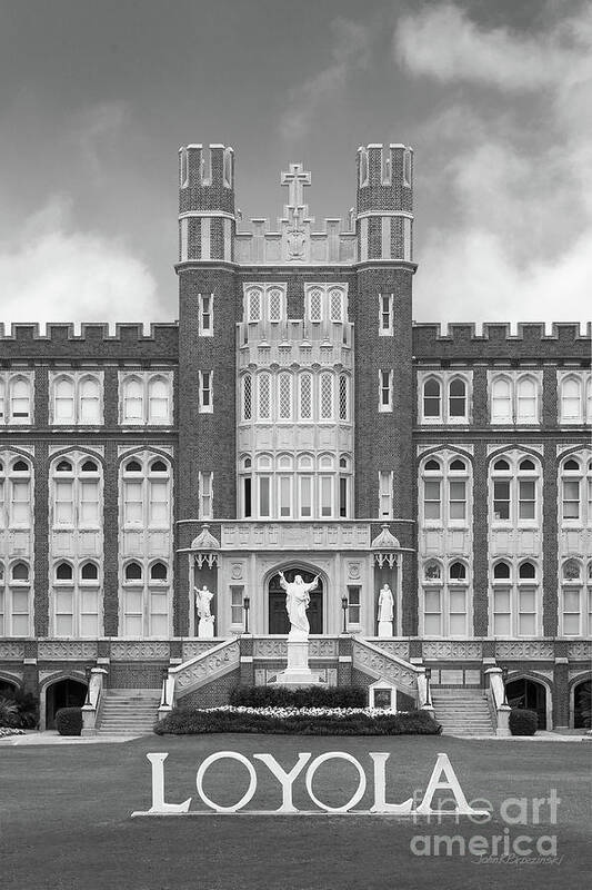  Art Print featuring the photograph Loyola University New Orleans Marquette Hall by University Icons