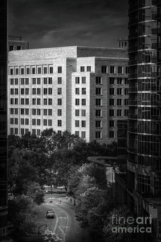 1101 Juniper Art Print featuring the photograph Midtown From Park Central by Doug Sturgess