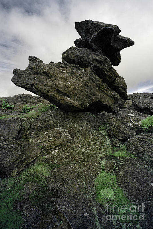 Stone Art Print featuring the photograph Monolith by Russell Brown