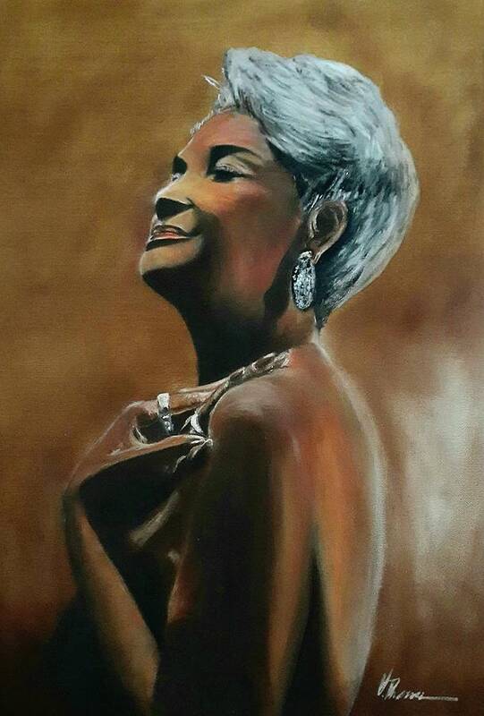 Jazz Singers Art Print featuring the painting Nancy Wilson by Victor Thomason
