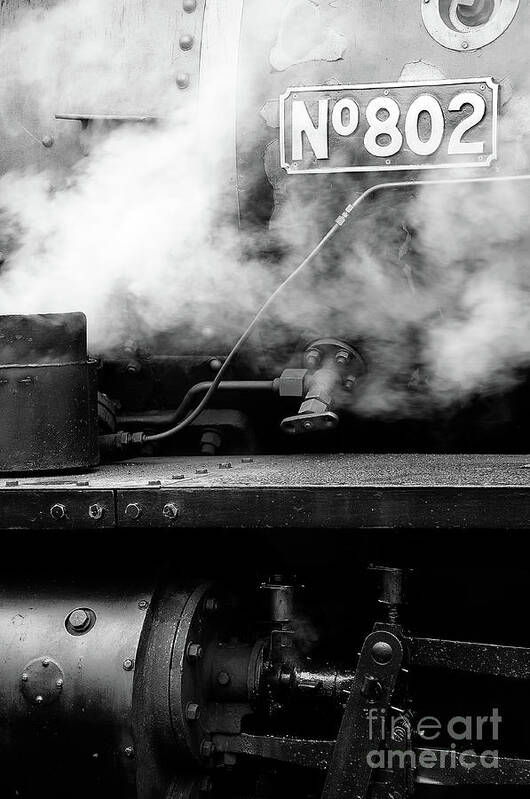 Steam Art Print featuring the photograph No802 by Russell Brown
