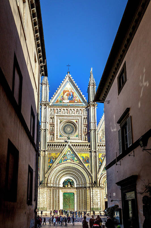 Orvieto Art Print featuring the photograph Orvieto Cathedral by W Chris Fooshee